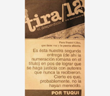 Dedicatoria de Tuqui